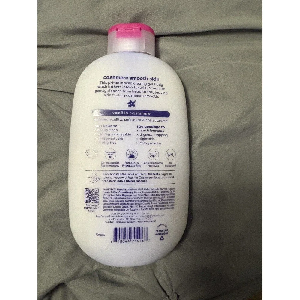 Eos Shea Better Cashmere Body Wash, Vanilla Cashmere, 16 Fl Oz ( Pack 1)